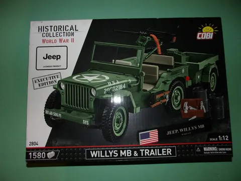 COBI Jeep Willis with Trailer 2804 NEW (No. 2)