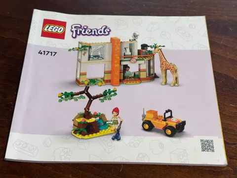 LEGO Friends Mia’s Wildlife Rescue 41717 - Instruction Manual ONLY