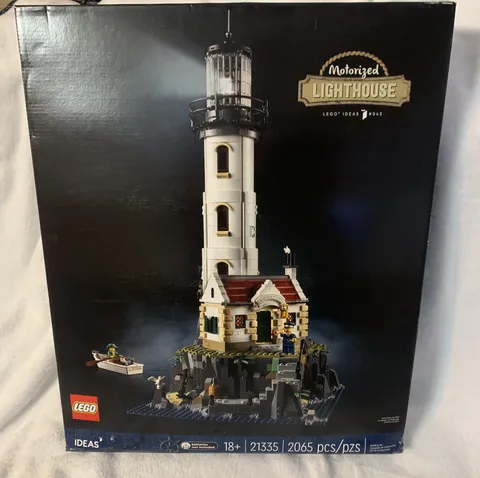 LEGO Ideas: Motorized Lighthouse (21335) Box Is Damaged At The Bottom See Pics