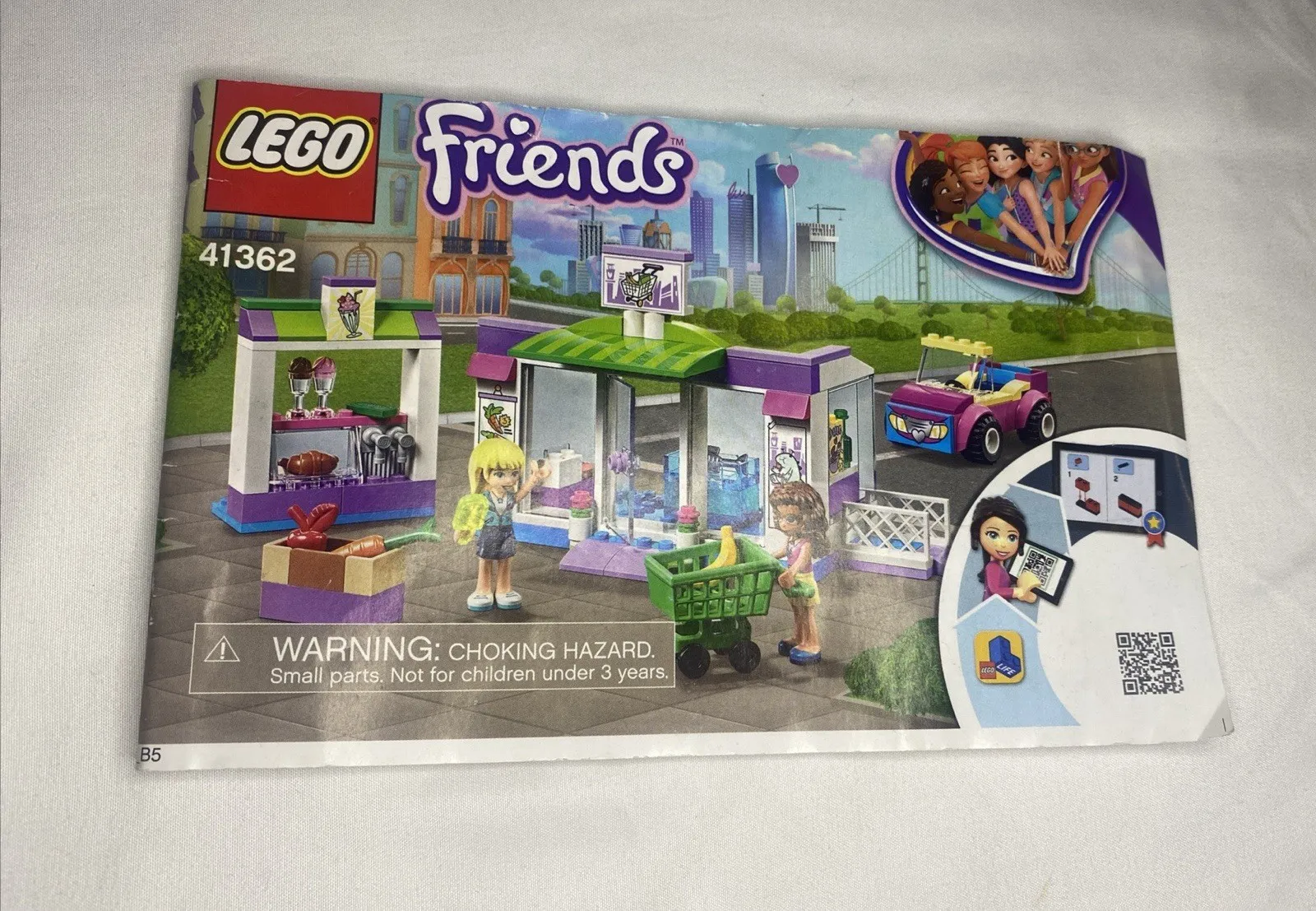 Lego Instruction Manual Booklet Only Friends 41362