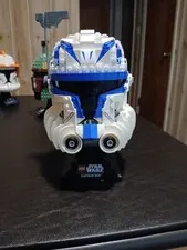 Assembled Building Block Lego Star Wars Collectible Captain Rex Helmet 75349