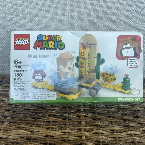LEGO Super Mario: Desert Pokey Expansion Set 71363 Sealed Box Shows Wear