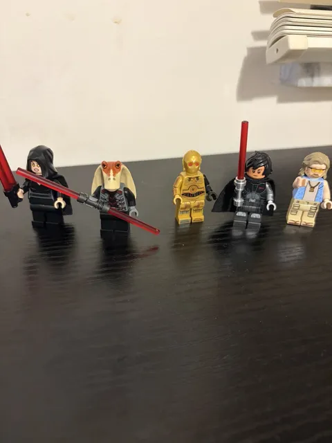LEGO Star Wars Dark Falcon Mini figures (No Vader) Dev, Rey, C-3, Jar Jar, Luke