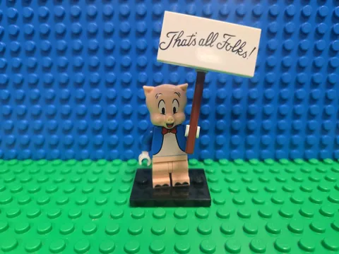 Lego Porky Pig Minifigure Looney Tune Collectible Series 71030 CMF Lot Retired