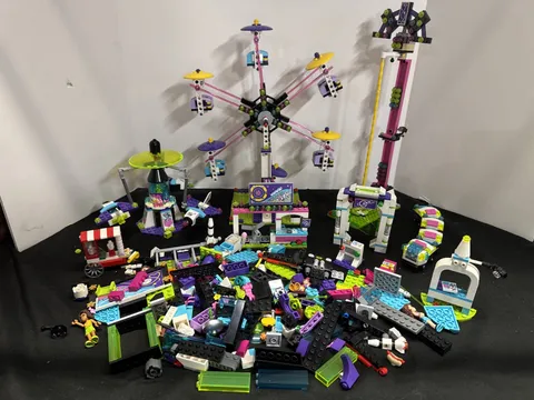 LEGO Friends Mixed Lot - Amusement Park, Space Ride Incomplete 