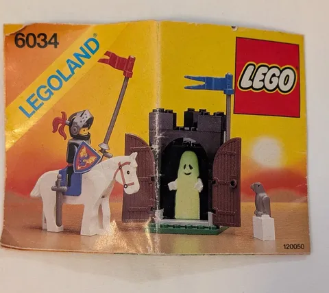 LEGO 6034 Castle Knights Black Monarch's Ghost INSTRUCTION MANUAL ONLY