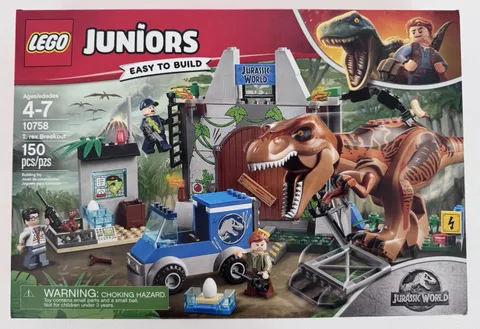 LEGO Juniors Jurassic World T. rex Breakout (10758)
