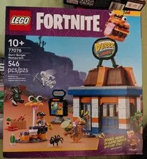 LEGO Fortnite Durr Burger Restaurant (77076) 546 Pieces 10+ Bonus Outfit