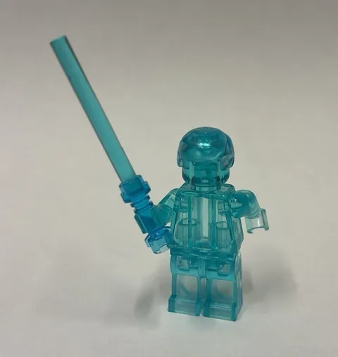 Lego Star Wars Obi-Wan Kenobi Transparent Light Blue Monochrome, Prototype