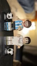 LEGO Soccer Minifigures Lionel Messi & Cristiano Ronaldo with 2 Soccer Balls