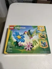 LEGO 31384 Creator 3 in1 Wild Animals: Colorful Hummingbird Building Toy