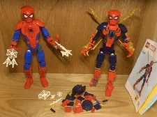 Lego Marvel Spider-Man Buildable Figures 76298 (W/Manual) & 76226 W/ Extra Parts