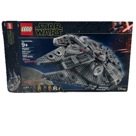 LEGO Star Wars Millennium Falcon 75257 BOX ONLY -USED
