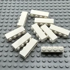 LEGO Brick - White -  1 x 4 - QTY x10