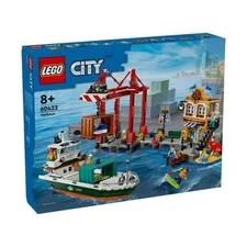 LEGO City 60422 Seaside Harbor with Cargo Ship 1226 Pieces Building Set