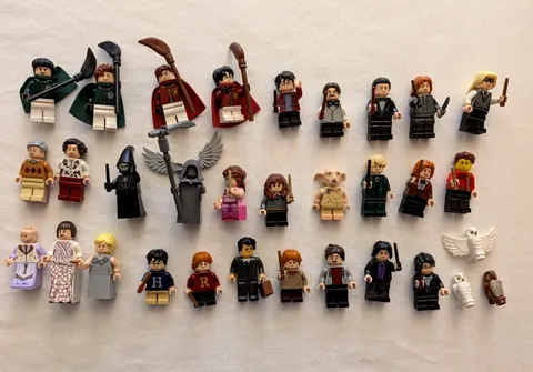 LEGO Harry Potter Minifigure Lot 31 Figures + 3 Owls Dumbledore Hermione Harry