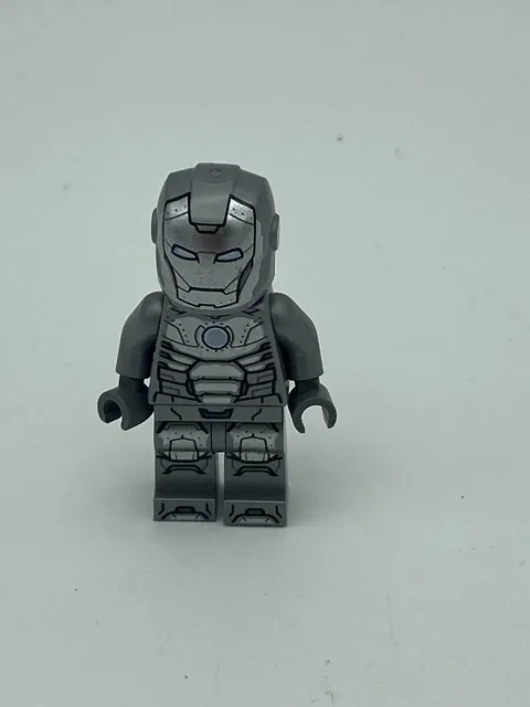 Lego Iron Man Mark 2 Armor 76167 Trans-Clear Head Super Heroes Minifigure Read