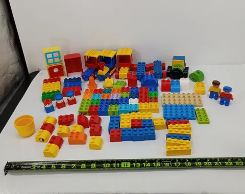 Lego Duplo Tyco Train Original Vintage Lot Classic Pieces Car Characters 100+ pc