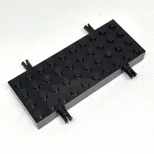 LEGO Parts - Brick Modified 4x10 w/ 4 Pins BLACK - No 30076/66118 - QTY 1