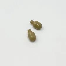 58176 LEGO Parts Light Cover w/ Internal Bar Bionicle Barraki Eye DARK TAN (2)