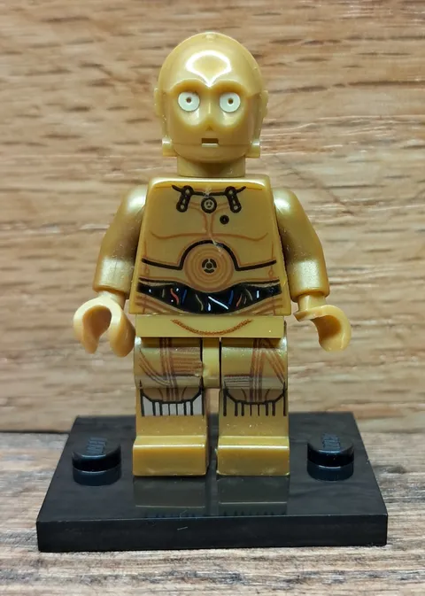 NEW LEGO C-3PO MINIFIG star wars c3po c3p0 Colorful Wires 75222 75159 75271
