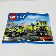 LEGO City 60124 Volcano Exploration Base Instruction Booklet 2