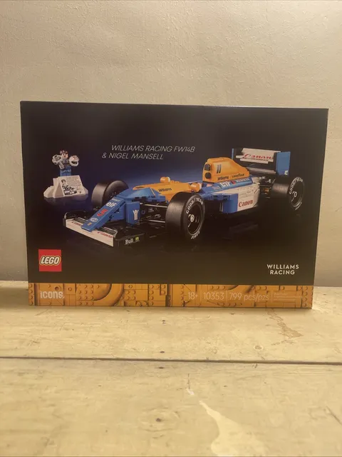 LEGO Icons Williams Racing FW14B & Nigel Mansell 10353 - New Sealed