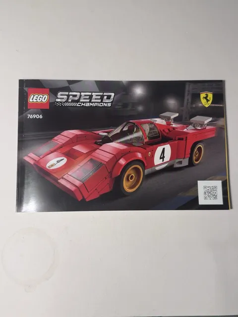 LEGO Speed Champions Ferrari 76906 1970 Ferrari 512 M INSTRUCTIONS ONLY