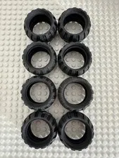 (4) LEGO Wheel Tire Lot-43.2 x 26 SMALL Balloon Wheels- 61481