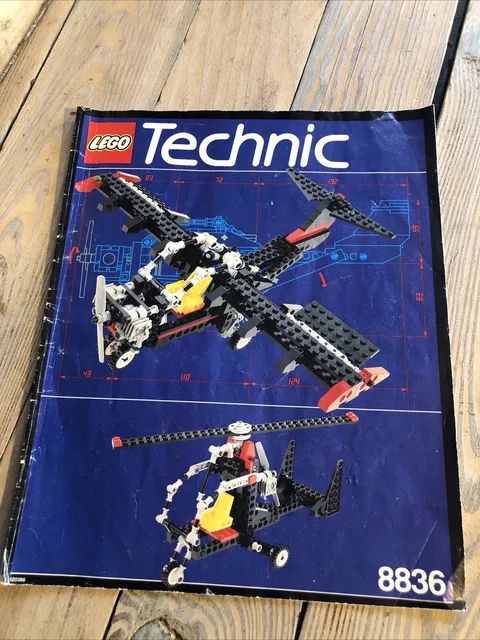 Lego Technic 8836 Original Manual￼ Instructions Only