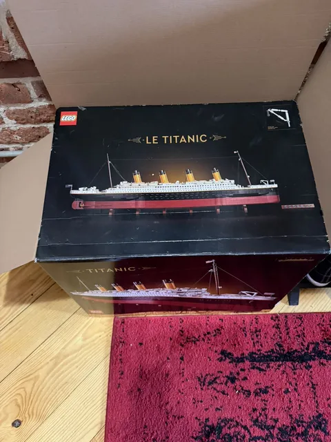 Lego 10294 ICONS Titanic 9090 pcs ONLY BOX 2 And 3 Unopened Sealed In Box!