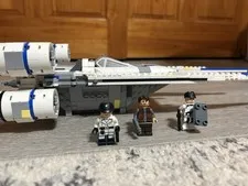 LEGO Star Wars Andor Rebel U-Wing Star Fighter 75399 3/4 figures 