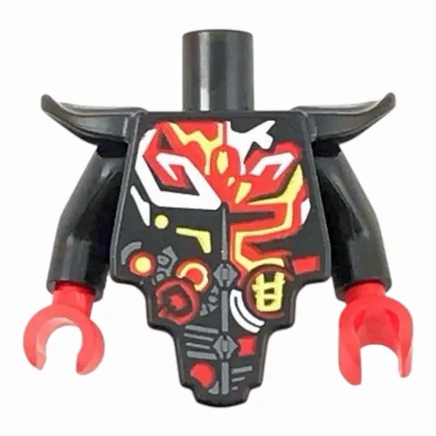 LEGO Minifigure Torso, Modified Short with Smooth Armor Breastplate