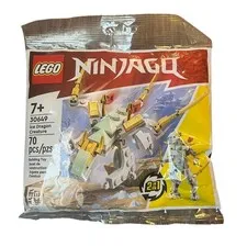 Lego 2023 Ninjago Ice Dragon Creature 30649 2-in-1 Set New Sealed Poly Bag
