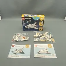 LEGO Creator 3in1 31134 Space Shuttle MISSING 1 OF 3 MANUALS Open Box Parts