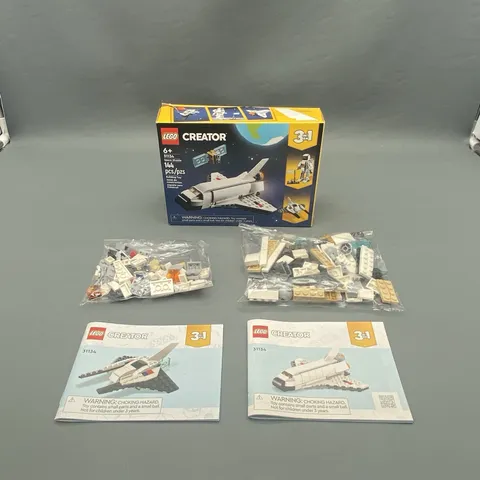 LEGO Creator 3in1 31134 Space Shuttle MISSING 1 OF 3 MANUALS Open Box Parts