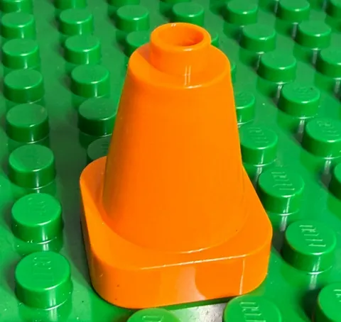Lego Duplo Traffic Cone in 10813 45024 10933 10836 10932