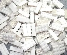 LEGO® BULK 2X4 BRICKS PICK-A-BRICK WHITE 3001 CLASSIC CREATIVE STEM BLOCKS