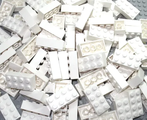 LEGO® BULK 2X4 BRICKS PICK-A-BRICK WHITE 3001 CLASSIC CREATIVE STEM BLOCKS