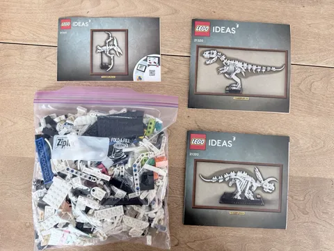 LEGO Ideas Dinosaur Fossils 21320 Complete Set 910 pcs Brick Separator