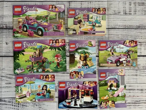 Lego Friends Instruction Manuals Only41025 41001 41013 41019 3936 3183 3065 3931