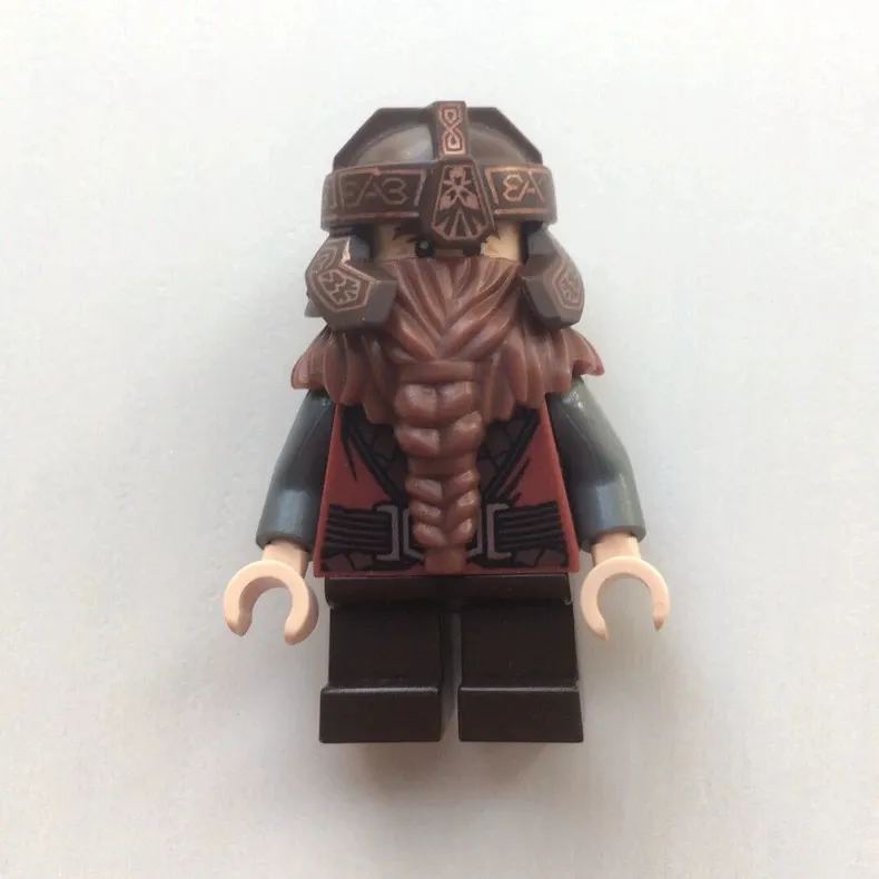 Genuine Lego lor013 Minifig Figurine:Gimli Fast Shipping!