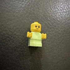 Lego Baby Mini Figure With Lime Green Outfit