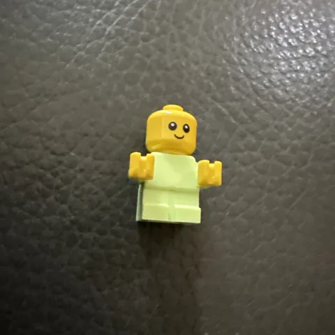 Lego Baby Mini Figure With Lime Green Outfit