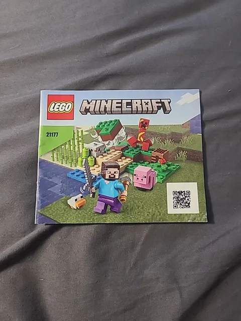 Lego Minecraft 21177 The Creeper Ambush Instruction Manual ONLY