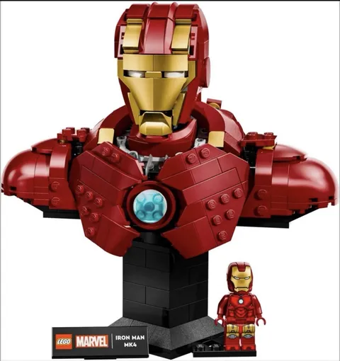 Lego Marvel The Infinity Saga Iron Man MK4 Bust Building Set (76327) New Sealed