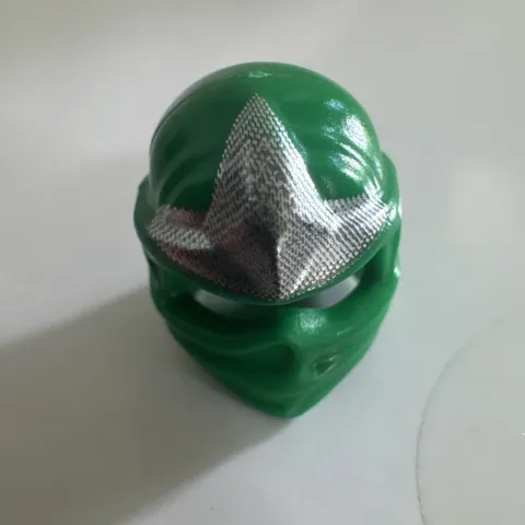 Lego Ninjago GREEN NINJA MINIFIG HELMET - Lloyd ZX Minifigure Head Wrap 9450 New