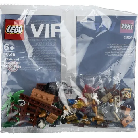 New Sealed Lego Pirates and Treasure VIP Add on Pack #40515 Polybag Cannon Shark