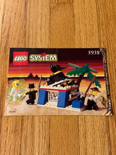 Lego Adventurers Oasis Ambush (5938) Instruction Booklet Only