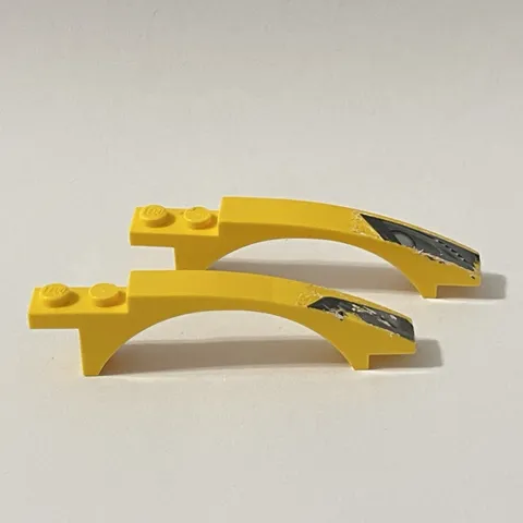 Lego 50967 Yellow Replacement Add-on Pieces Parts Lot of 2